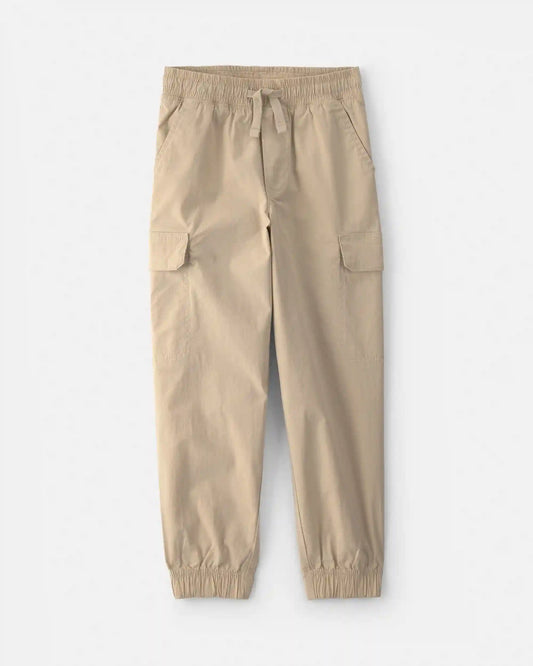 Boys Cargo Joggers - Khaki
