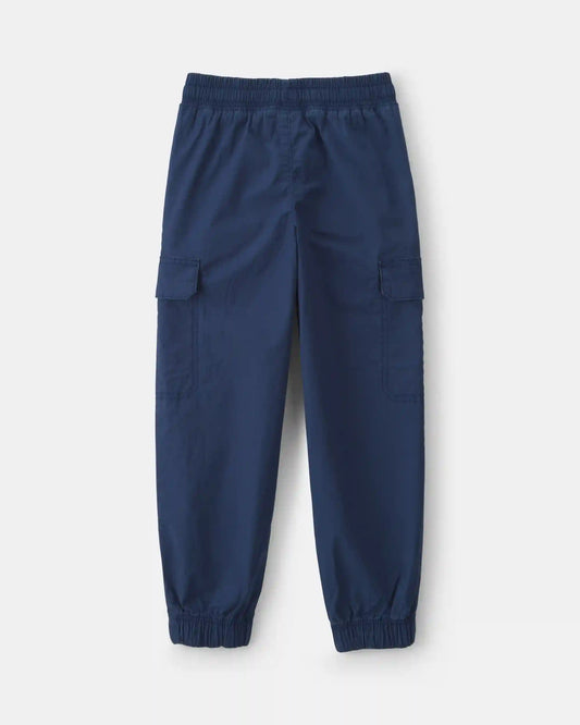 Boys Cargo Joggers - Navy Blue