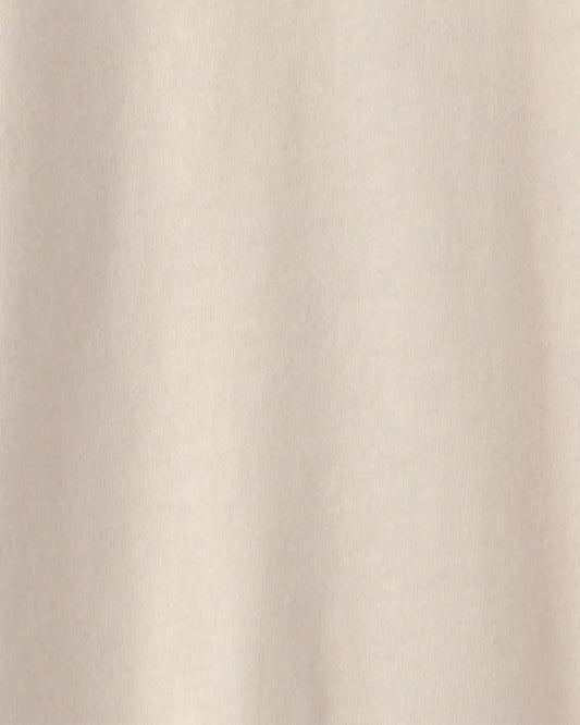 Boys Long-Sleeve Henley T-Shirt - Cream