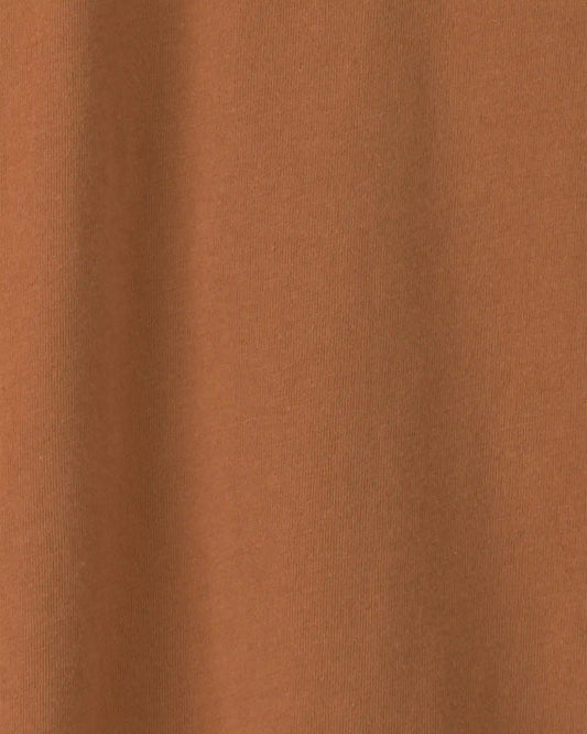 Boys Long-Sleeve Henley T-Shirt - Brown