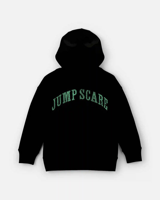 Boys 'Jump Scare' Halloween French Terry Hoodie - Black/White