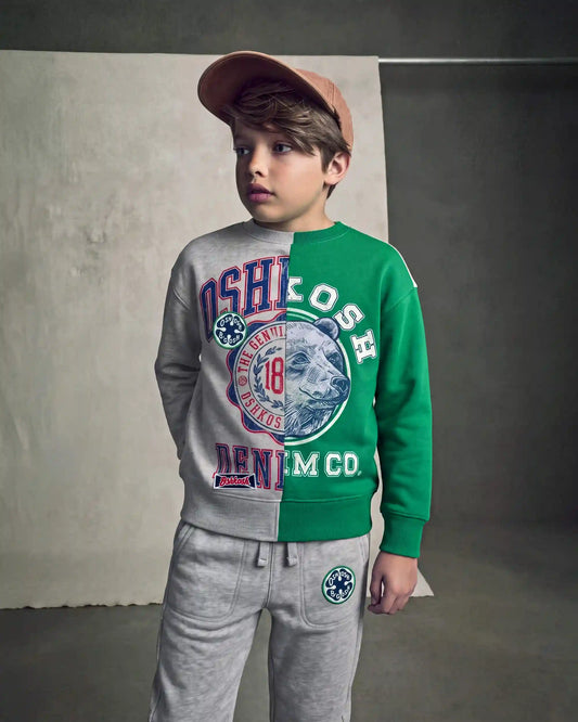 Boys French Terry Joggers - Grey