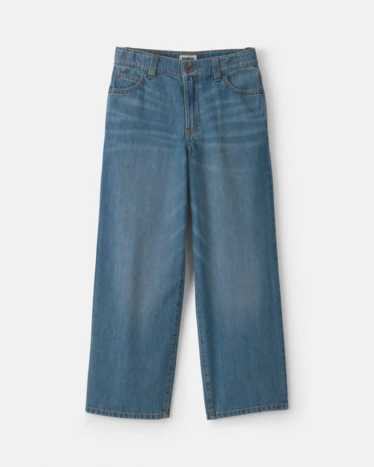 Boys Denim Baggy Jeans - Medium Wash