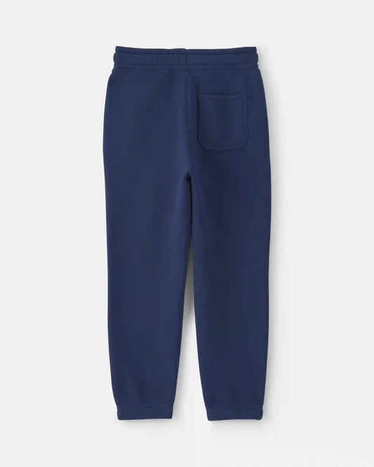 Boys Fleece Joggers - Navy Blue