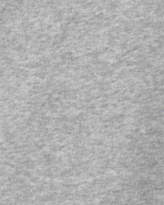 Boys Fleece Zip-Up Hoodie - Grey