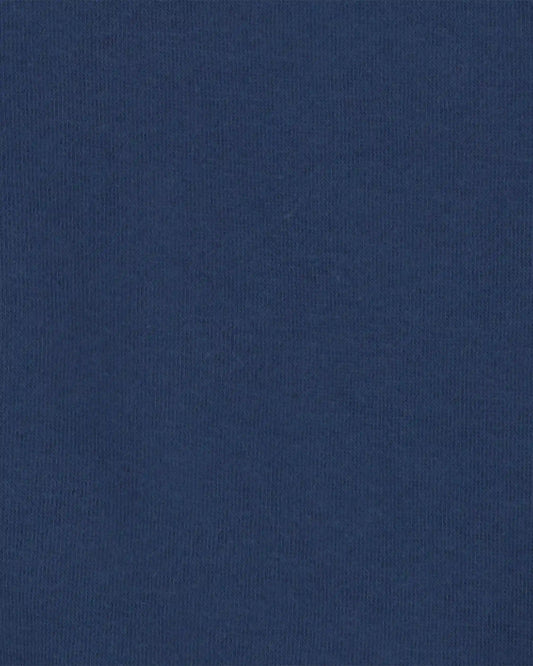 Boys Fleece Zip-Up Hoodie - Navy Blue