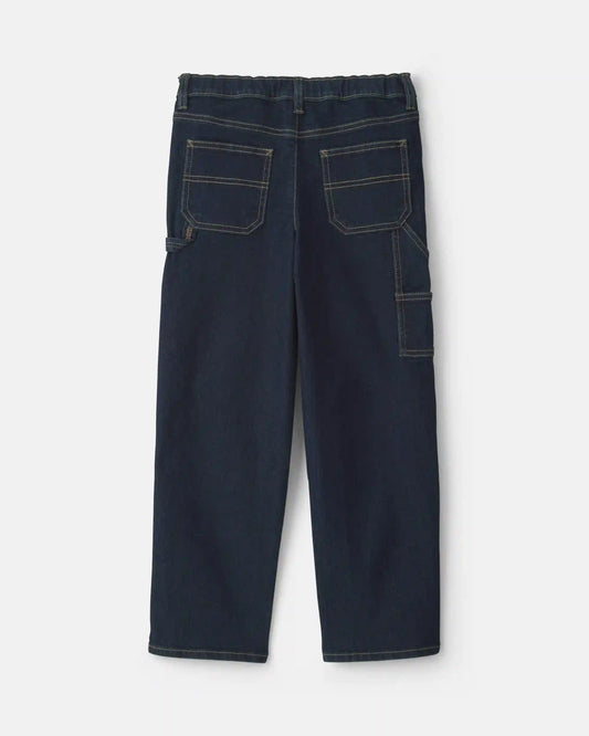 Boys Denim Baggy Jeans - Dark Wash