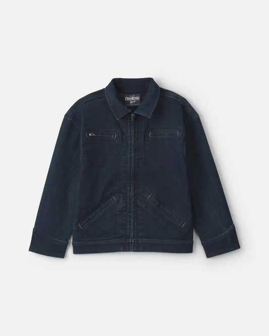 Boys Original OshKosh Denim Co' Denim Jacket - Dark Wash