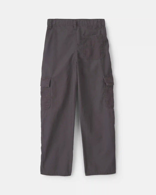 Boys Baggy Cargo Pants - Black