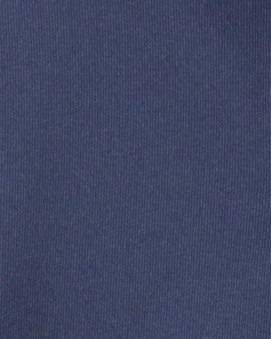 Boys Quarter-Zip Rib Pullover Sweatshirt - Navy Blue
