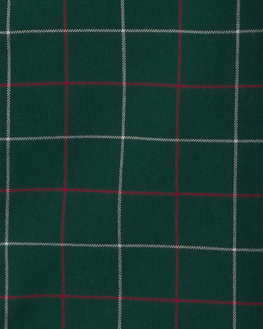 Boys Plaid Long-Sleeve Button-Down Shirt - Green