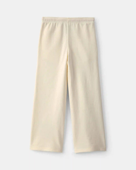Girls Disney© Marie Fleece Wide-Leg Pants - Cream