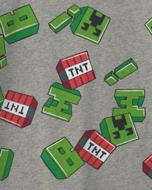 Boys Minecraft® Graphic Tee - Grey