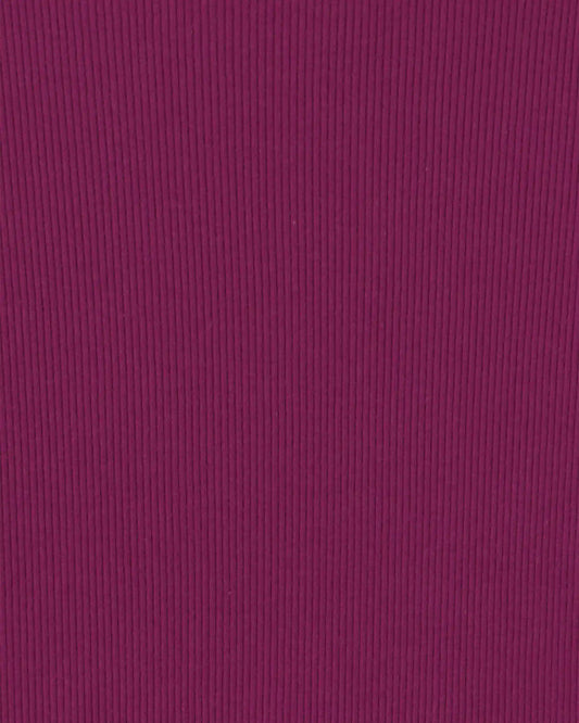 Girls Long-Sleeve Ribbed Top - Burgundy