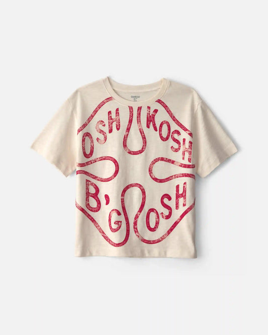 Girls 'Osh Kosh B'Gosh' Graphic Tee - Cream