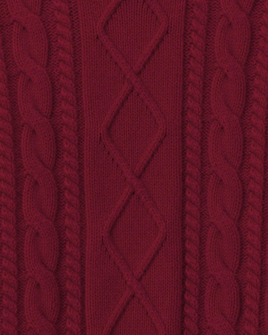 Boys Organic Cotton Cable Knit Sweater