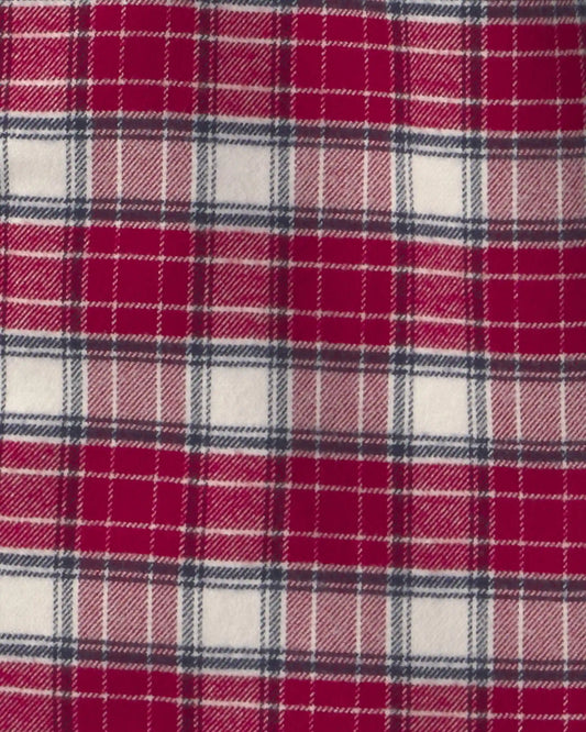 Boys Organic Cotton Flannel Button-Down Shirt