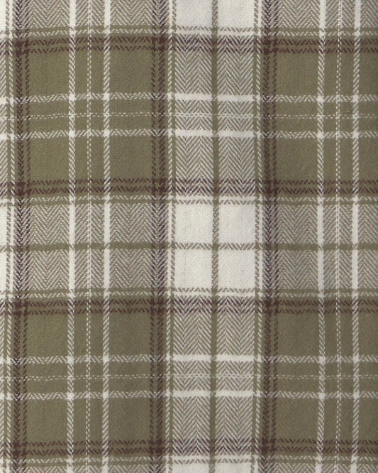 Boys Organic Cotton Flannel Button-Down Shirt