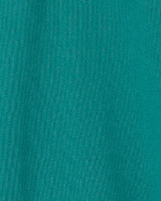 Boys Long-Sleeve Henley T-Shirt - Teal