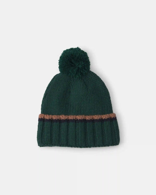 Boys Pom Beanie - Green