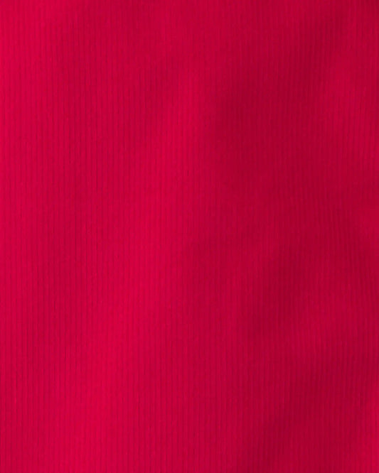 Boys Corduroy Button-Down Shirt - Red
