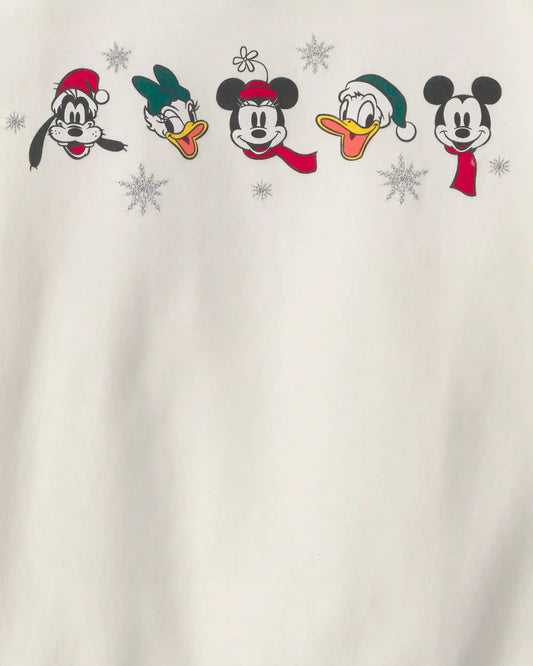 Girls Disney© Christmas Pullover Sweatshirt - Cream