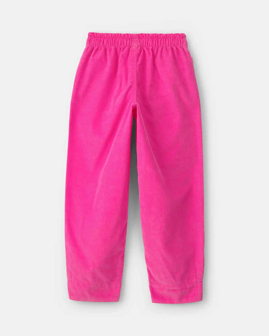 Girls Corduroy Pants - Pink
