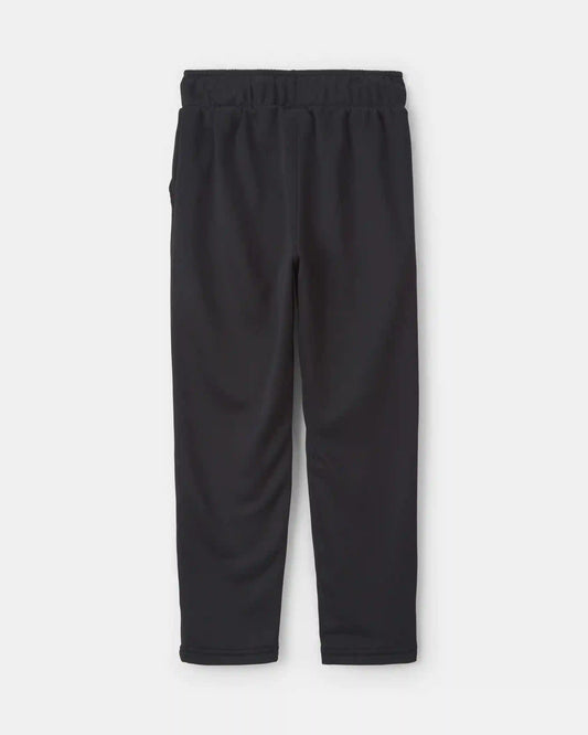 Boys French Terry Active Pants - Black