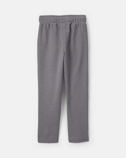 Boys French Terry Active Pants - Grey