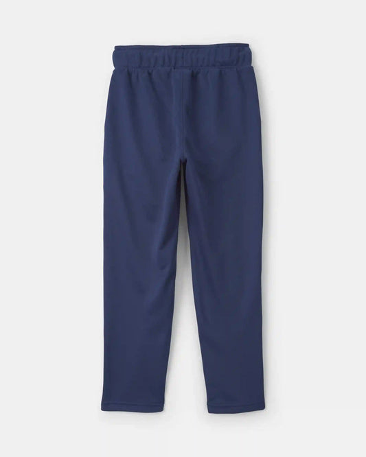 Boys French Terry Active Pants - Navy Blue