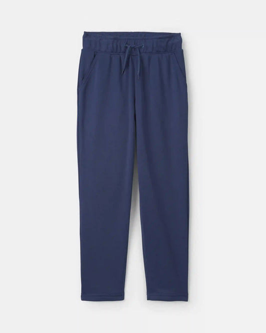 Boys French Terry Active Pants - Navy Blue