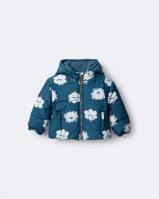 Toddler Squish Hooded Puffer Jacket - Deep Teal