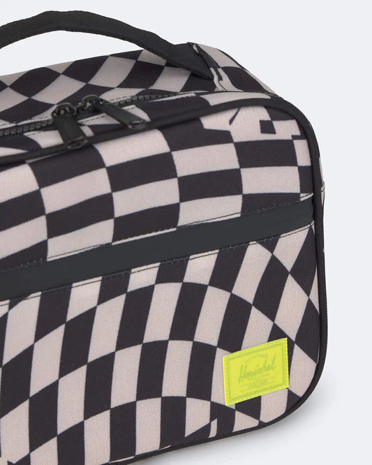 Herschel Kids' Checkered Lunch Box - Black/White