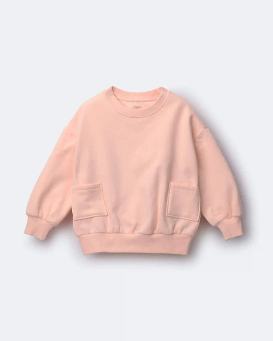 Toddler Otter Sweatshirt™ with Pockets - Light Pink
