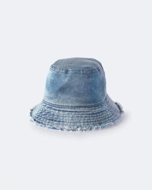 Toddler Denim Bucket Hat in Avenue Wash