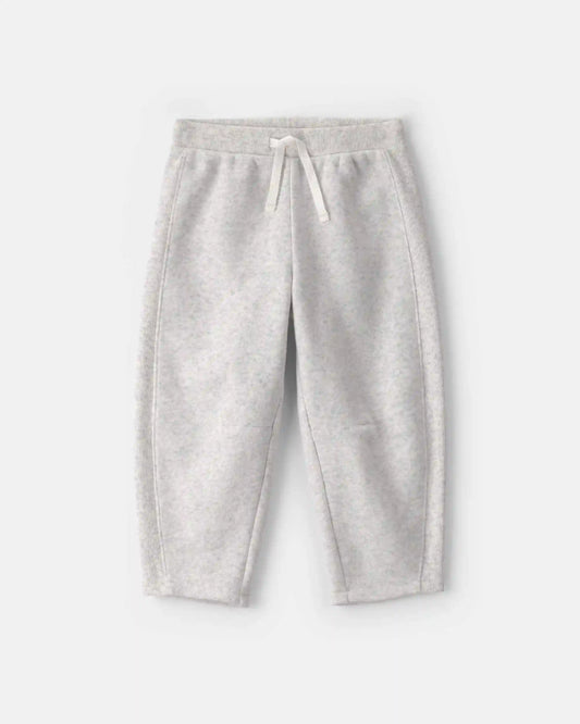 Toddler Girl Fleece Joggers - Grey