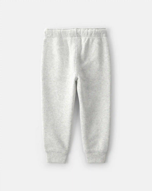 Toddler Boy Fleece Joggers - Grey