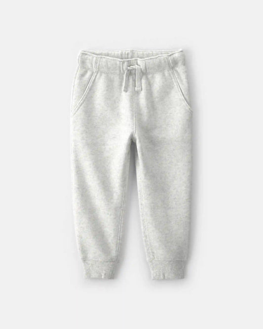 Toddler Boy Fleece Joggers - Grey