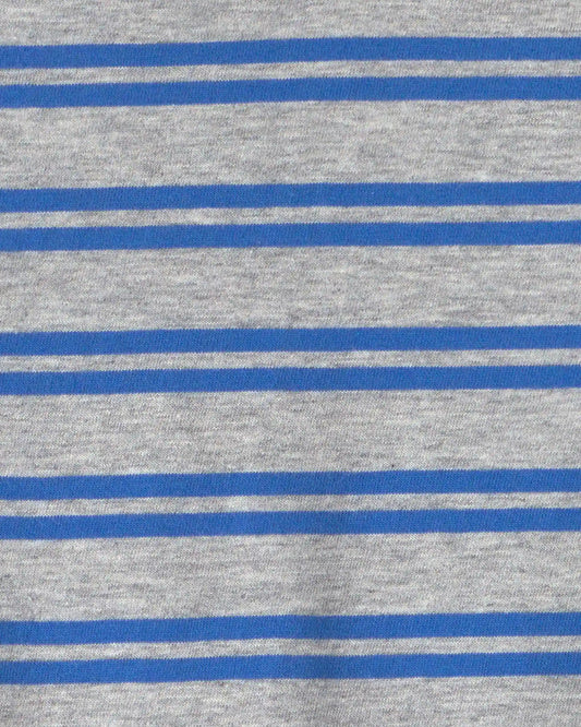 Toddler Boy Striped Long-Sleeve Tee - Grey/Blue