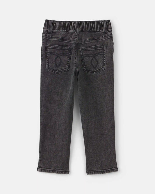 Toddler Boy Western Jeans - Black