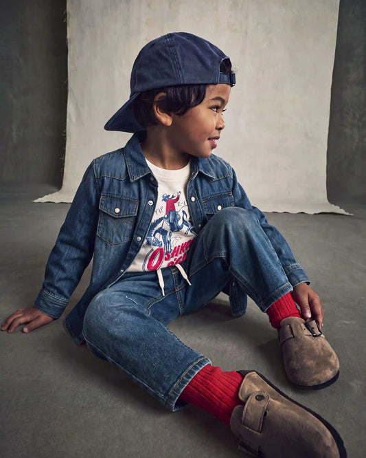 Toddler Boy Denim Relaxed Jeans - Light Wash