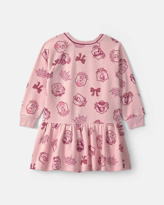 Toddler Girl Disney© Princess Long-Sleeve Dress - Pink