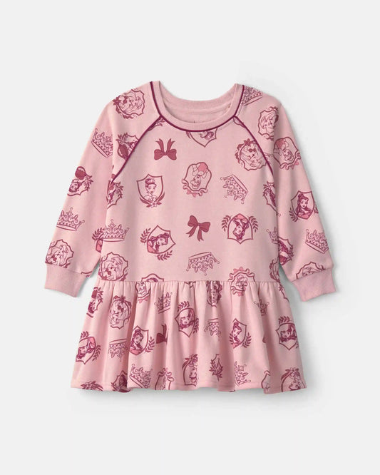 Toddler Girl Disney© Princess Long-Sleeve Dress - Pink