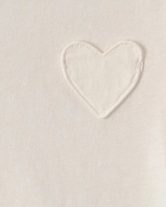 Toddler Girl Heart Long-Sleeve Top - Cream