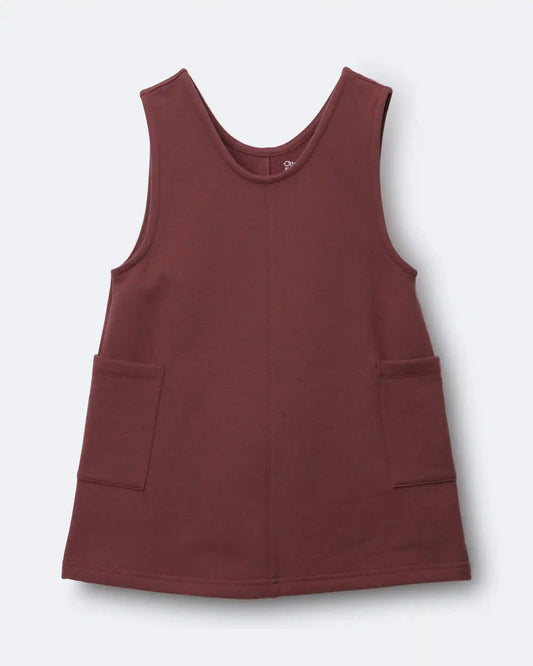 Toddler Girl Otter Pocket Jumper - Burgundy