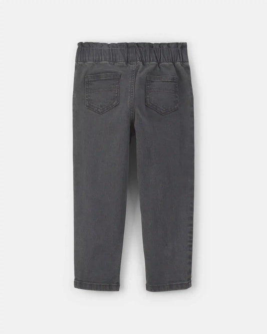 Toddler Girl Denim Pants - Black