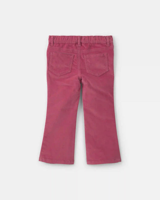 Toddler Girl Corduroy Flare Pants - Pink