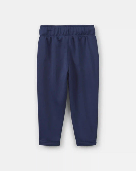 Toddler Boy French Terry Active Pants - Navy Blue