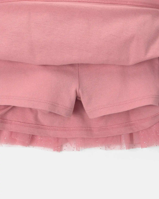 Toddler Girl Polka Dot Skort - Pink
