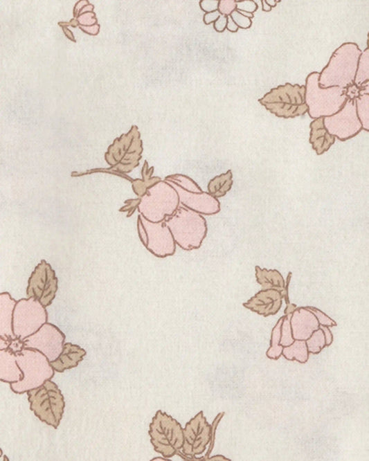 Baby Girl 4-Pack Floral Receiving Blankets - Pink/Ivory